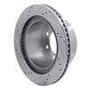 631-40103R Drilled/Slotted Brake Rotor [Silver], 2003-2008 Mopar, Position: Rear Right - image 4