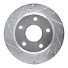 631-40105L Drilled/Slotted Brake Rotor [Silver], 2005-2010 Multiple Makes/Models, Position: Front Left - image 1