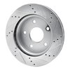 631-40105L Drilled/Slotted Brake Rotor [Silver], 2005-2010 Multiple Makes/Models, Position: Front Left - image 4