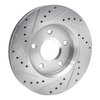 631-40107R Drilled/Slotted Brake Rotor [Silver], 2008-2016 Multiple Makes/Models, Position: Front Right - image 4