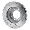631-40110L Drilled/Slotted Brake Rotor [Silver], Fits Select Mopar, Position: Front Left - image 4