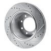 631-40118L Drilled/Slotted Brake Rotor [Silver], Fits Select Mopar, Position: Rear Left - image 4