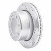 631-40118R Drilled/Slotted Brake Rotor [Silver], Fits Select Mopar, Position: Rear Right - image 2