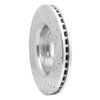631-42005L Drilled/Slotted Brake Rotor [Silver], Fits Select Mopar, Position: Front Left - image 4