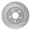 631-42005R Drilled/Slotted Brake Rotor [Silver], Fits Select Mopar, Position: Front Right - image 1