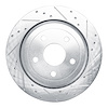631-42006R Drilled/Slotted Brake Rotor [Silver], Fits Select Mopar, Position: Rear Right - image 1