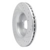 631-42007L Drilled/Slotted Brake Rotor [Silver], Fits Select Mopar, Position: Front Left - image 4