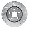 631-42007R Drilled/Slotted Brake Rotor [Silver], Fits Select Mopar, Position: Front Right - image 1