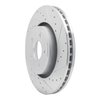 631-42007R Drilled/Slotted Brake Rotor [Silver], Fits Select Mopar, Position: Front Right - image 2
