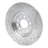631-42010L Drilled/Slotted Brake Rotor [Silver], Fits Select Mopar, Position: Rear Left - image 4