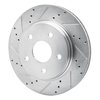 631-42011L Drilled/Slotted Brake Rotor [Silver], 2008-2012 Mopar, Position: Front Left - image 2