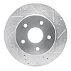 631-42011R Drilled/Slotted Brake Rotor [Silver], 2008-2012 Mopar, Position: Front Right - image 1