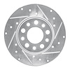 631-42014R Drilled/Slotted Brake Rotor [Silver], Fits Select Mopar, Position: Rear Right - image 1