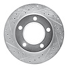 631-42016L Drilled/Slotted Brake Rotor [Silver], 1974-1980 Multiple Makes/Models, Position: Front Left - image 1