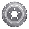 631-42019L Drilled/Slotted Brake Rotor [Silver], 2007-2012 Mopar, Position: Rear Left - image 1