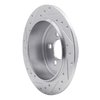 631-42019L Drilled/Slotted Brake Rotor [Silver], 2007-2012 Mopar, Position: Rear Left - image 4