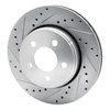 631-42020L Drilled/Slotted Brake Rotor [Silver], 2007-2012 Mopar, Position: Front Left - image 2