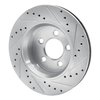 631-42020L Drilled/Slotted Brake Rotor [Silver], 2007-2012 Mopar, Position: Front Left - image 4