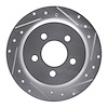 631-42023R Drilled/Slotted Brake Rotor [Silver], 1993-1998 Mopar, Position: Rear Right - image 1