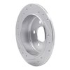 631-42023R Drilled/Slotted Brake Rotor [Silver], 1993-1998 Mopar, Position: Rear Right - image 4