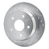 631-42025L Drilled/Slotted Brake Rotor [Silver], 1999-2004 Mopar, Position: Rear Left - image 2