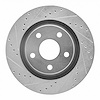 631-42033L Drilled/Slotted Brake Rotor [Silver], 2012-2018 Mopar, Position: Front Left - image 1