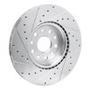 631-42044R Drilled/Slotted Brake Rotor [Silver], Fits Select Mopar, Position: Front Right - image 4