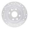 631-43002R Drilled/Slotted Brake Rotor [Silver], 1976-1980 Mopar, Position: Rear Right - image 1
