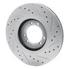 631-44001L Drilled/Slotted Brake Rotor [Silver], 1996-2006 Mopar, Position: Rear Left,Front Left - image 4