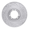 631-44001R Drilled/Slotted Brake Rotor [Silver], 1996-2006 Mopar, Position: Rear Right,Front Right