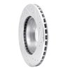 631-45001L Drilled/Slotted Brake Rotor [Silver], 1977-1980 GM, Position: Rear Left - image 4