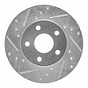 631-45002L Drilled/Slotted Brake Rotor [Silver], 1980-1989 GM, Position: Front Left - image 1
