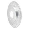 631-45006R Drilled/Slotted Brake Rotor [Silver], 1994-1999 GM, Position: Rear Right - image 2