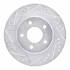 631-45007L Drilled/Slotted Brake Rotor [Silver], 1994-2001 GM, Position: Front Left - image 1