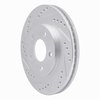 631-45007L Drilled/Slotted Brake Rotor [Silver], 1994-2001 GM, Position: Front Left - image 2