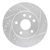 631-45014R Drilled/Slotted Brake Rotor [Silver], 2011-2016 GM, Position: Front Right - image 1