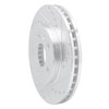 631-45014R Drilled/Slotted Brake Rotor [Silver], 2011-2016 GM, Position: Front Right - image 2