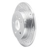 631-45015R Drilled/Slotted Brake Rotor [Silver], 2011-2016 GM, Position: Rear Right - image 2