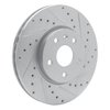 631-45016R Drilled/Slotted Brake Rotor [Silver], Fits Select GM, Position: Front Right - image 2