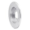 631-46003R Drilled/Slotted Brake Rotor [Silver], 1986-1992 GM, Position: Rear Right - image 4
