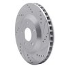 631-46007D Drilled/Slotted Brake Rotor [Silver], 1997-2009 GM, Position: Left Front - image 2
