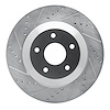 631-46008D Drilled/Slotted Brake Rotor [Silver], 1997-2009 GM, Position: Right Front - image 1