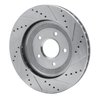 631-46008D Drilled/Slotted Brake Rotor [Silver], 1997-2009 GM, Position: Right Front - image 4
