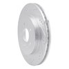 631-46020L Drilled/Slotted Brake Rotor [Silver], 2005-2011 GM, Position: Rear Left - image 2