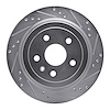 631-46024R Drilled/Slotted Brake Rotor [Silver], 2008-2019 GM, Position: Rear Right - image 1