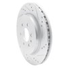 631-46044R Drilled/Slotted Brake Rotor [Silver], 2004-2009 GM, Position: Rear Right - image 2