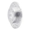 631-47001R Drilled/Slotted Brake Rotor [Silver], 1985-1989 GM, Position: Front Right - image 2