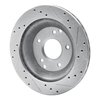 631-47022L Drilled/Slotted Brake Rotor [Silver], 1988-1996 GM, Position: Rear Left - image 4