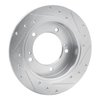631-47058R Drilled/Slotted Brake Rotor [Silver], 1983-1998 GM, Position: Front Right - image 4