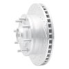 631-48004L Drilled/Slotted Brake Rotor [Silver], 1971-1995 Multiple Makes/Models, Position: Front Left - image 2